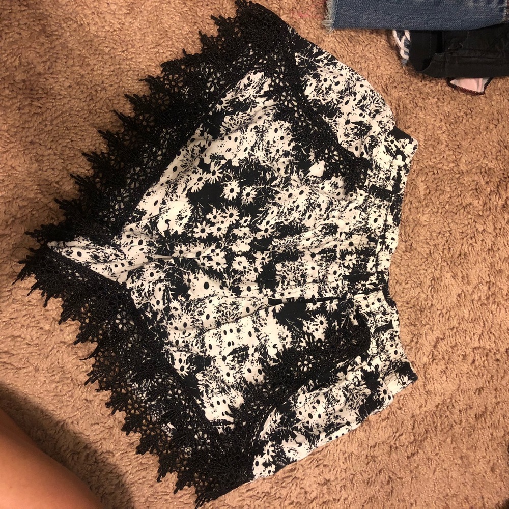 High wasted shorts